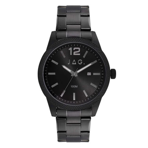 JAG Mens "Apollo" Watch With Black Dial And Black Case