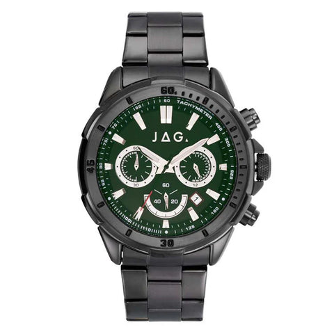 JAG Mens "Winton" Watch With Green Dial