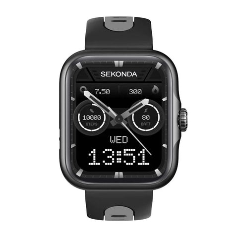 Sekonda Mens Black Smart Motion Pro Watch