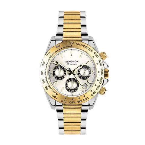 Sekonda Mens "Circuit" 2 Tone Dress Watch