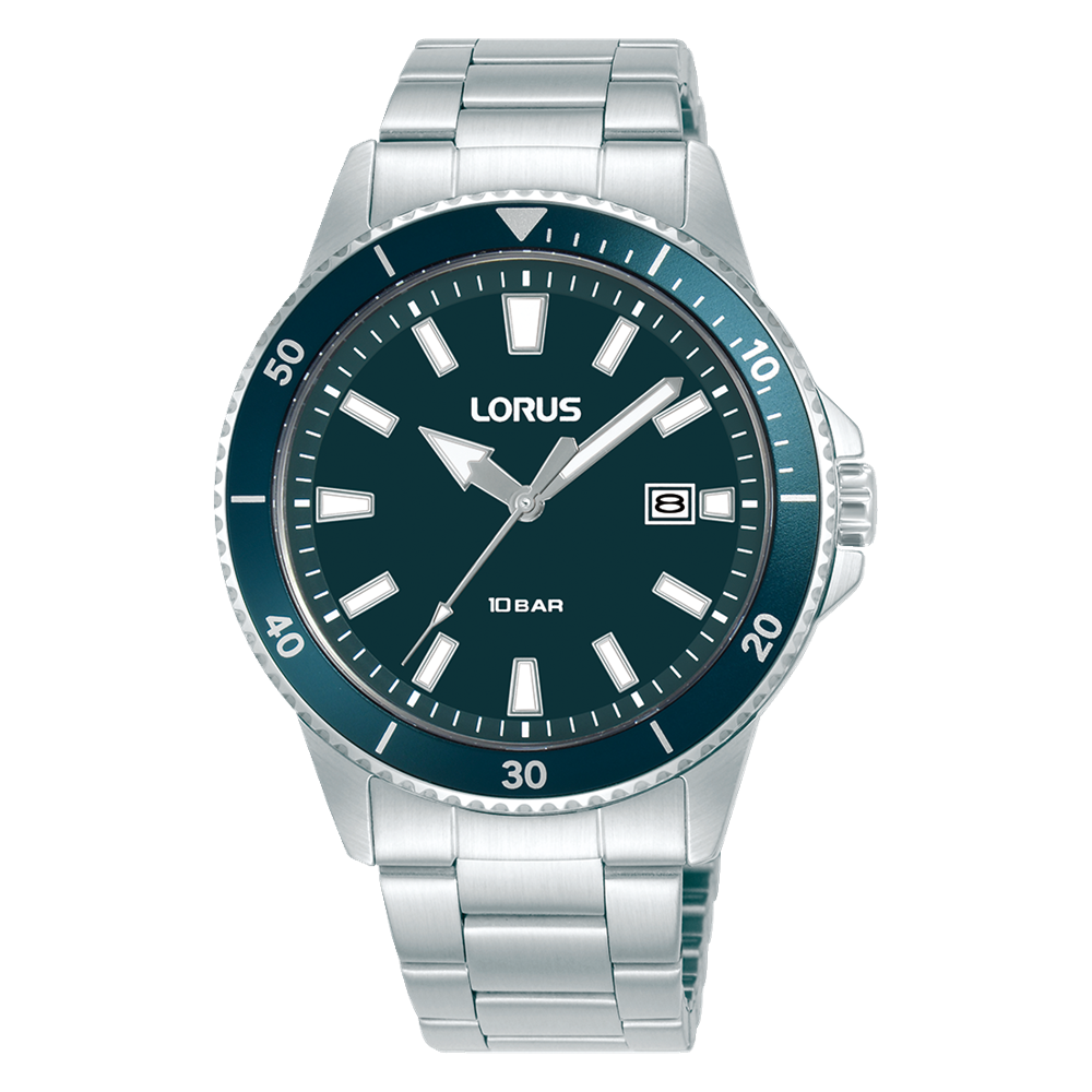 Lorus Mens Sports Watch With Blue Dial