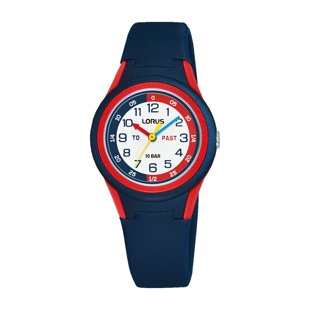 Lorus Kids Navy/Red Time Teacher Watch