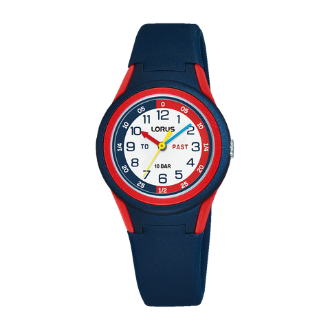 Lorus Kids Navy/Red Time Teacher Watch