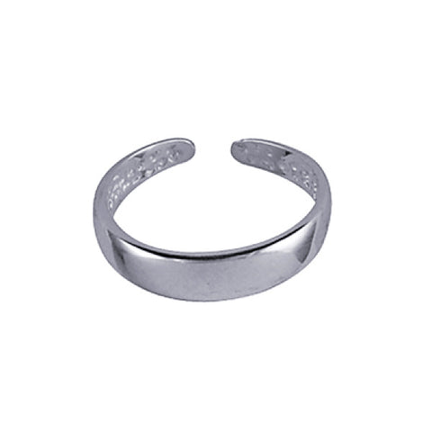 Sterling Silver Plain Toe Ring