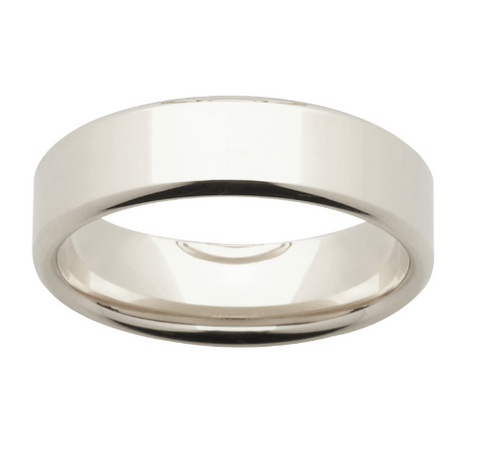 Sterling Silver 5mm Gents Wedding Band