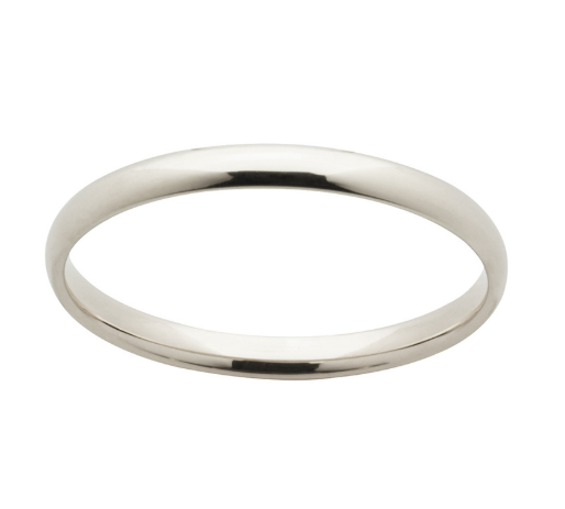 Sterling Silver Gents Wedding Band