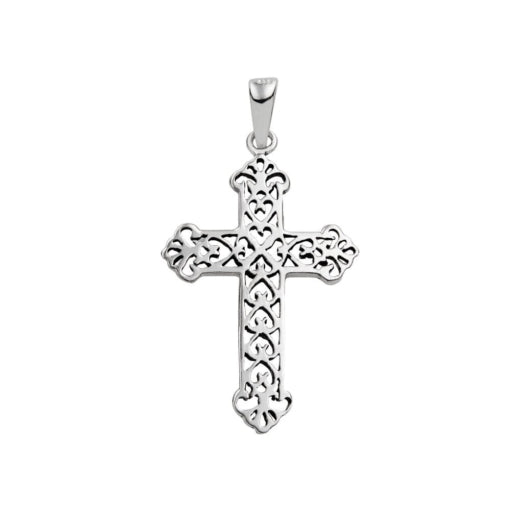 Sterling Silver Open Celtic Cross Pendant