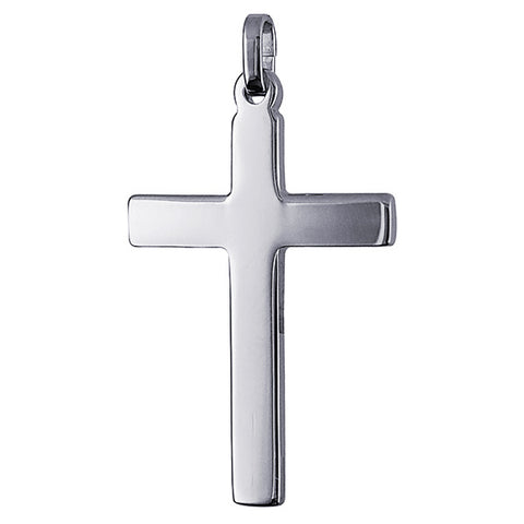 Sterling Silver Large Plain Cross