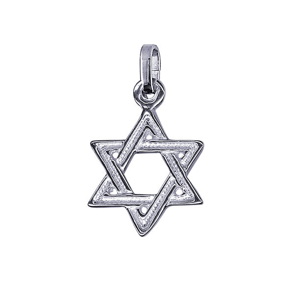 Sterling Silver Star Of David Pendant