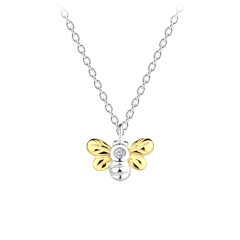 Sterling Silver Bee Necklace