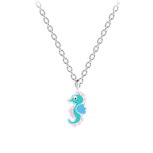 Sterling Silver Seahorse Necklace