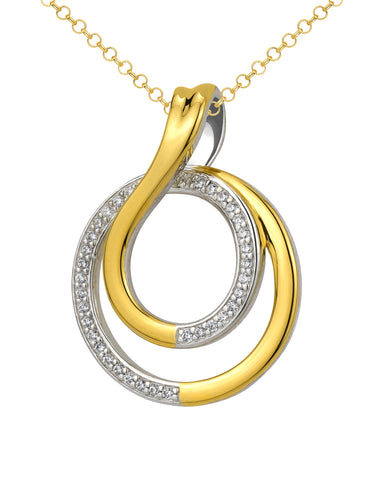 Sterling Silver Gold Plated Pendant