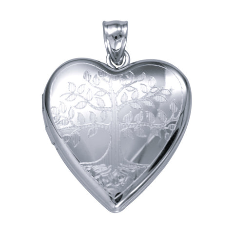 Sterling Silver Tree Of Life Locket