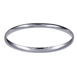 Sterling silver 5.5mm solid comfort fit bangle