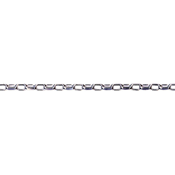 Sterling Silver Diamond Cut Oval Belcher Bracelet