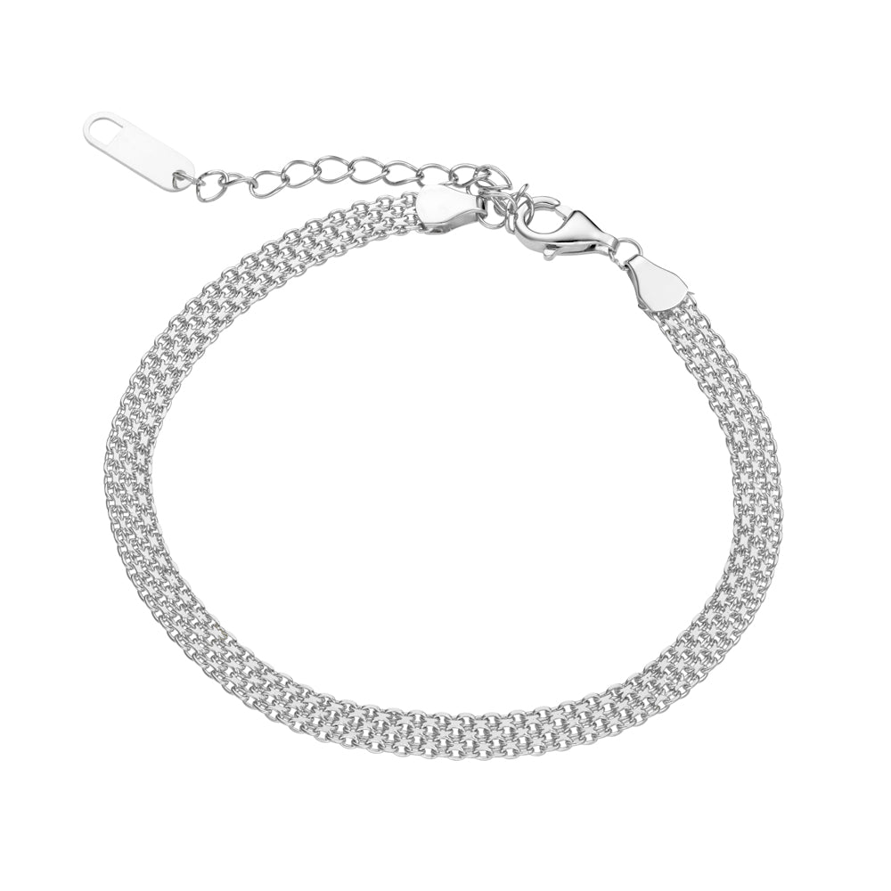 Sterling Silver Mesh Link Bracelet