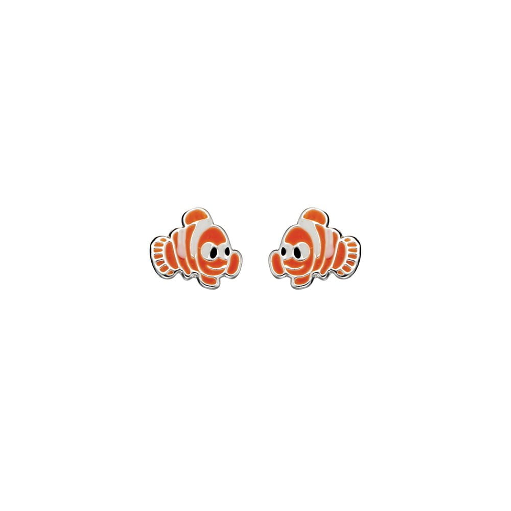 Tiny Treasures Sterling Silver Nemo Stud Earring