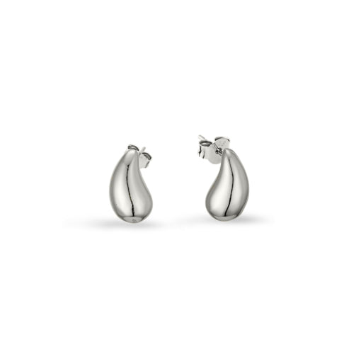 Sterling Silver Mini Teardrop Stud Earrings