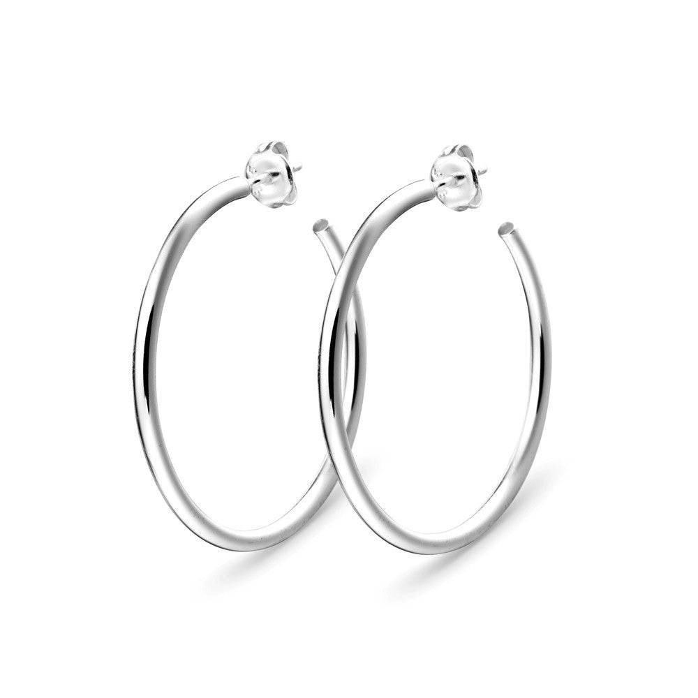 Sterling Silver Hoop Earrings