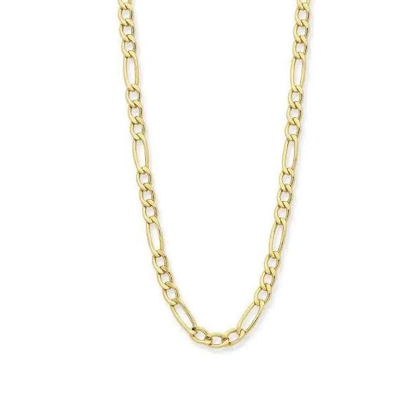 9ct Yellow Gold Silver Filled 50cm Fiagro Chain
