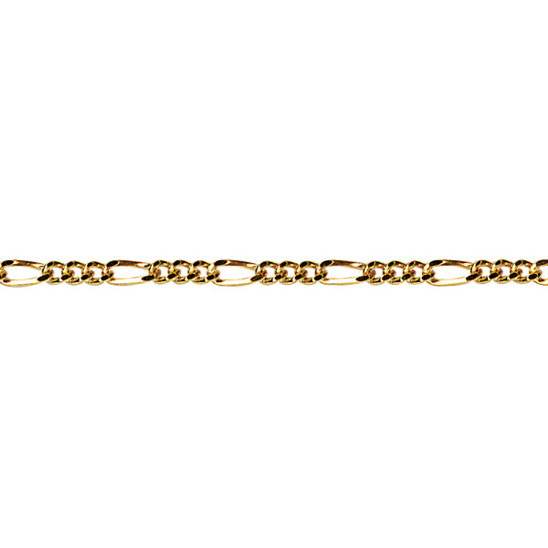 Gold plated store figaro chain