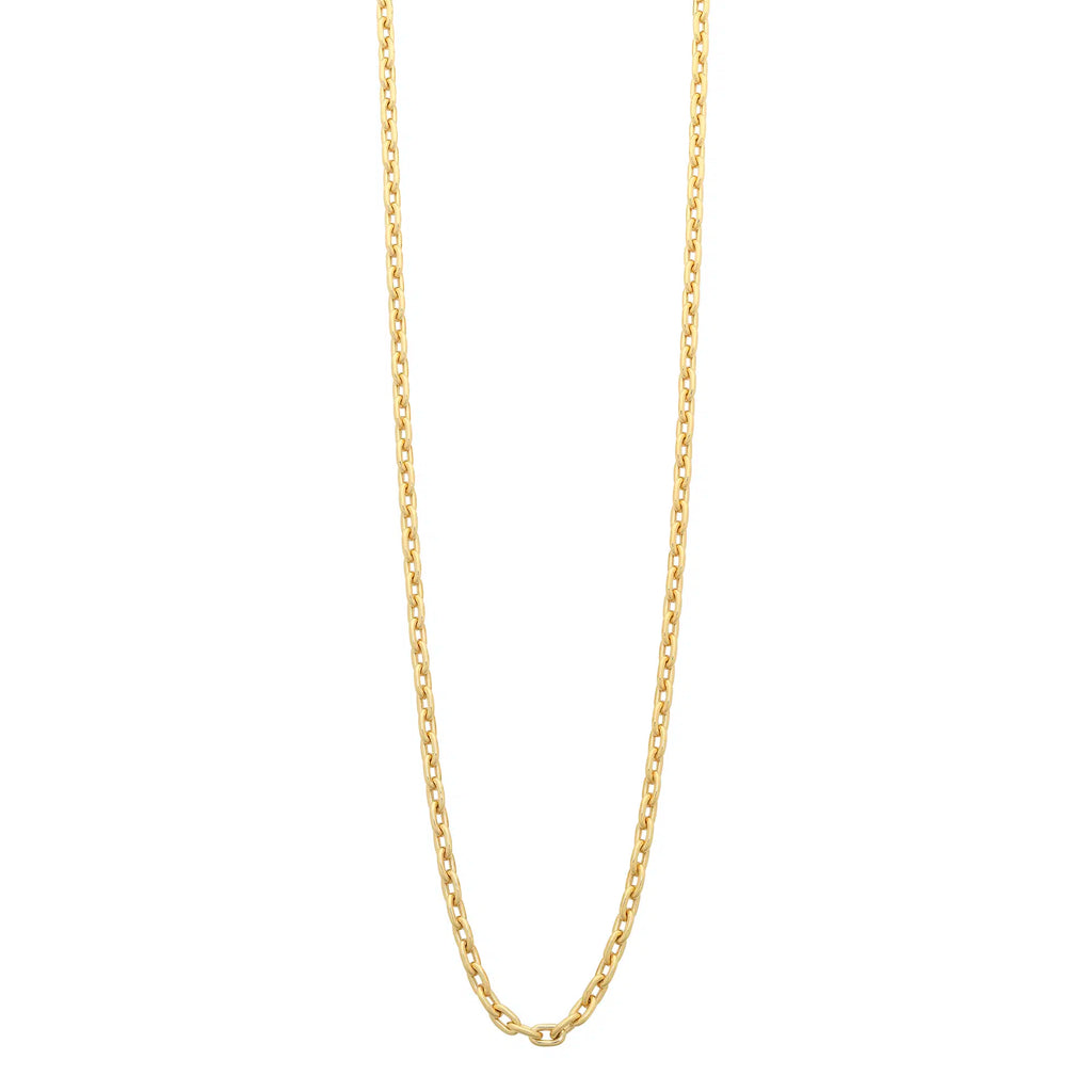 9ct Yellow Gold Silver Filled Cable Chain