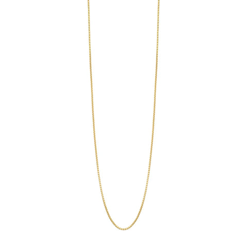 9ct Yellow Gold Silver Filled Box Chain