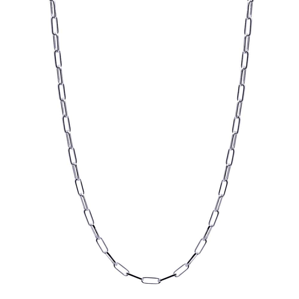 Sterling Silver Paperclip Link Chain