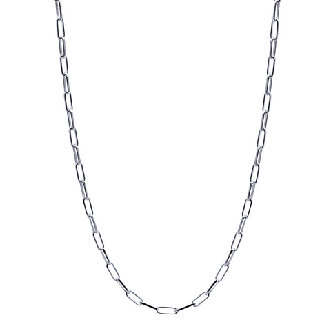 Sterling Silver Paperclip Link Chain