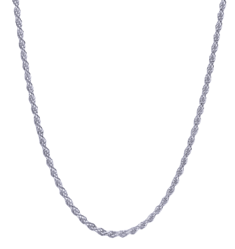 Sterling Silver Italian Rope Chain