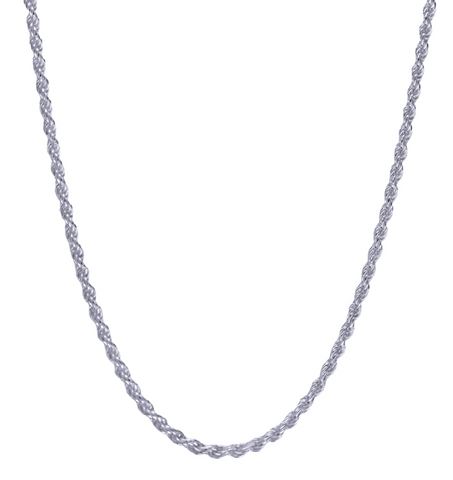 Sterling Silver Italian Rope Chain