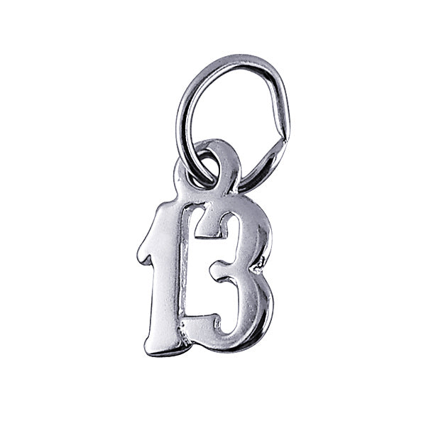 Sterling Silver 13 Charm