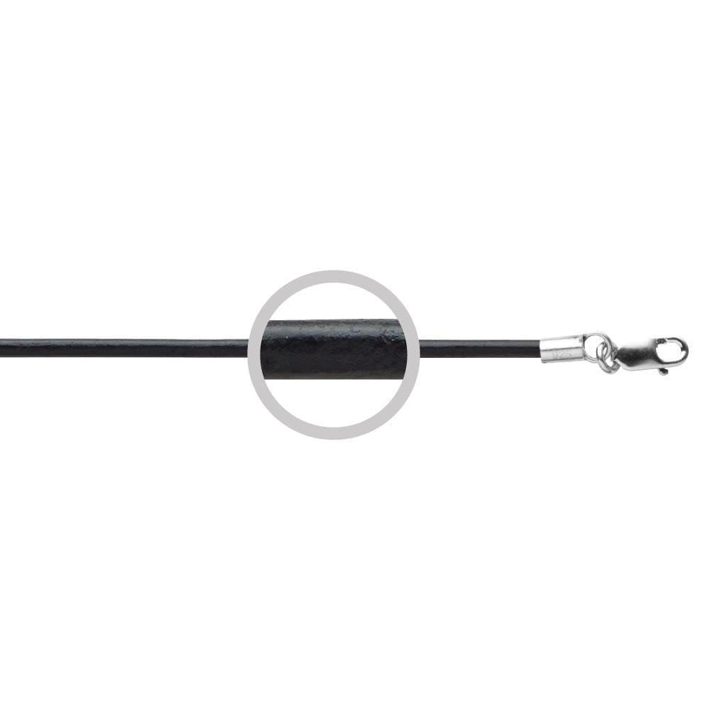 Black Neoprene Necklace