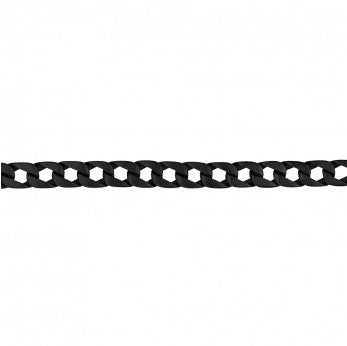 Mens Stainless Steel Black Chain