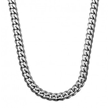 Mens 60cm Stainless Steel Cuban Link Chain