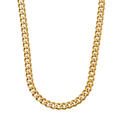 Stainless Steel Gold Plated 55cm Chain