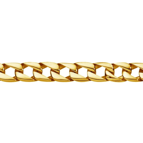 Stainless Steel Gold Plated Men’s Link Bracelet