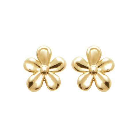 18ct Yellow Gold Plated Daisy Studs