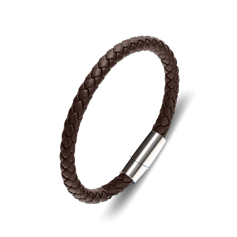 Blaze Mens 5mm Leather Bangle