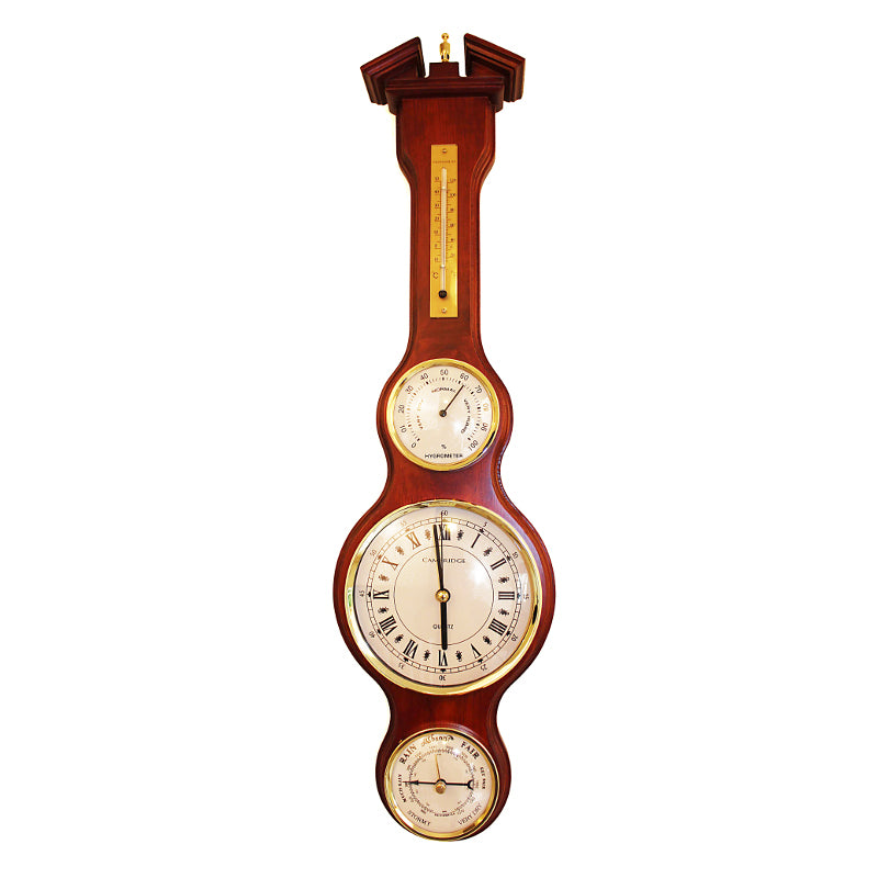 Timber Weather Station With Clock