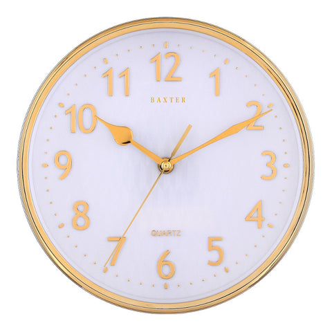 Gold Wall Clock 33cm