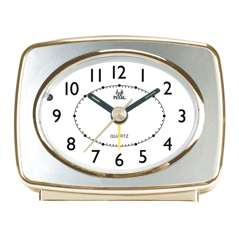 Silver Colour Table Alarm Clock