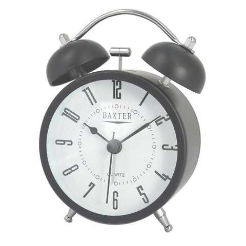 Black Table Bell Alarm Clock