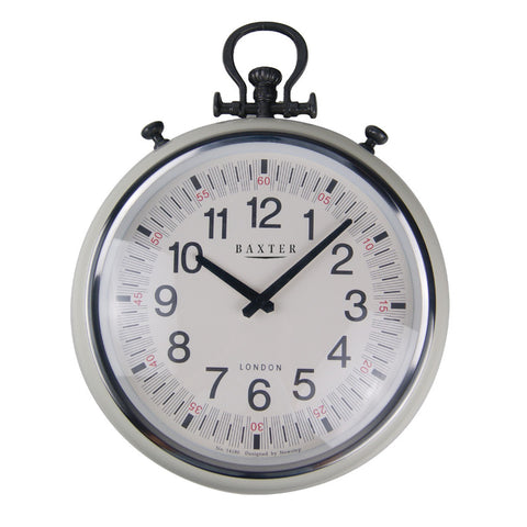 Baxter Fob Watch Style Wall Clock