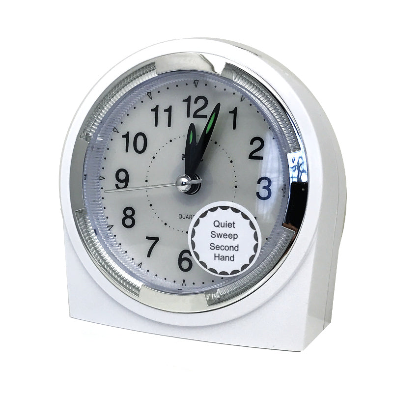 White Table Alarm Clock