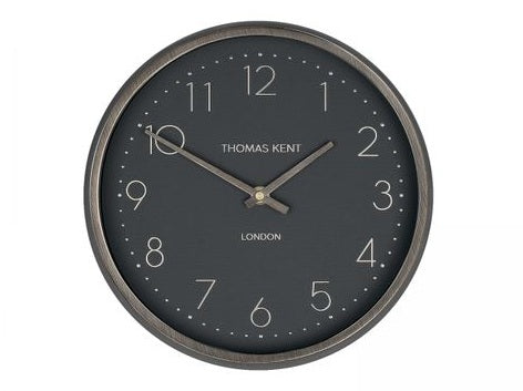 Thomas Kent Black Hampton Style Wall Clock