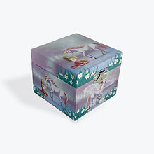 Musical Fairy Square Jewel Box With Drawer
