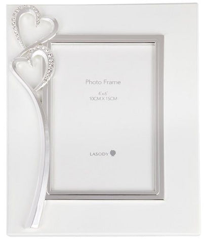 Double Heart Photo Frame