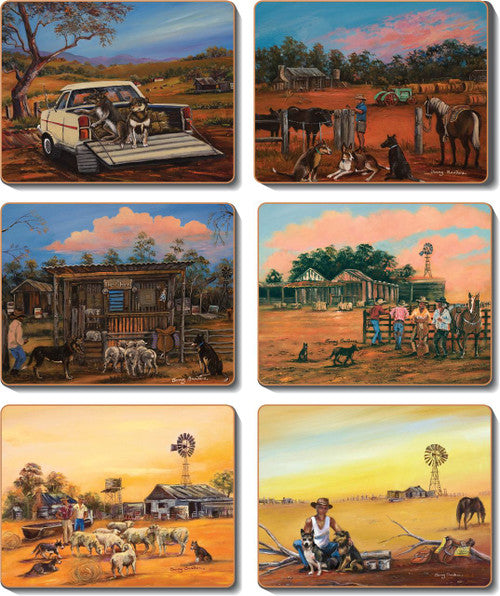 Kelpie Kapers Placemats Set of 6