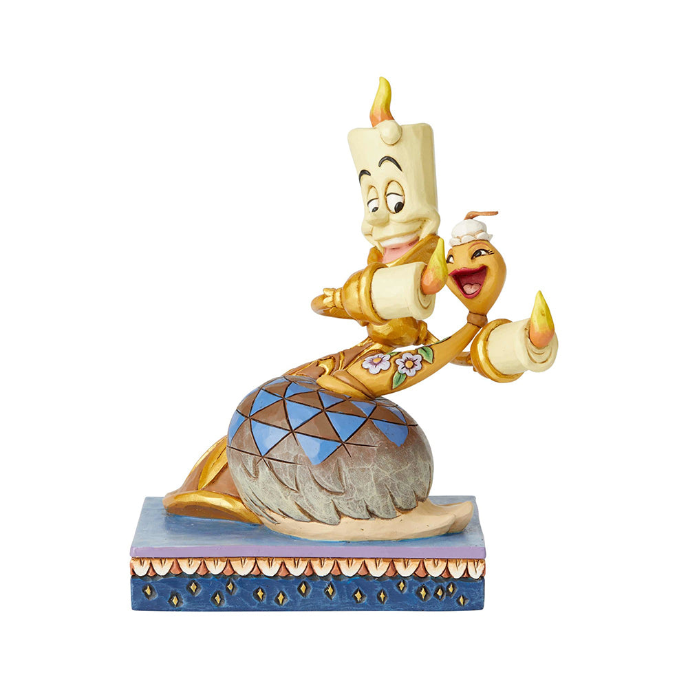 Lumiere & Feather Duster Disney Traditions Figurine